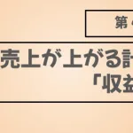 売上が上がる計画を作りましょう。 「収益計画」