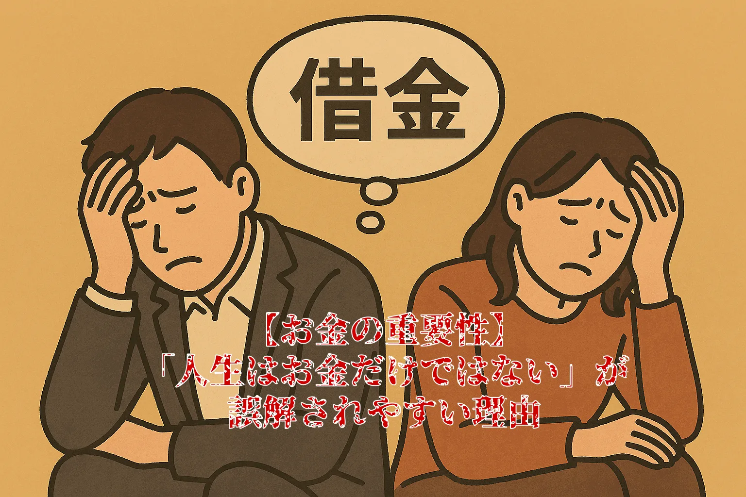 【お金の重要性】「人生はお金だけではない」が誤解されやすい理由