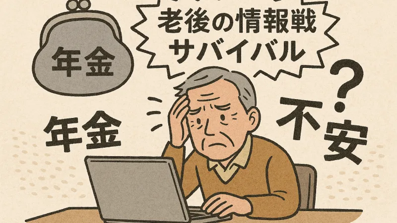 【フリーランス・個人事業主必見】年金だけでは生活できない？老後の不安と今からできる対策