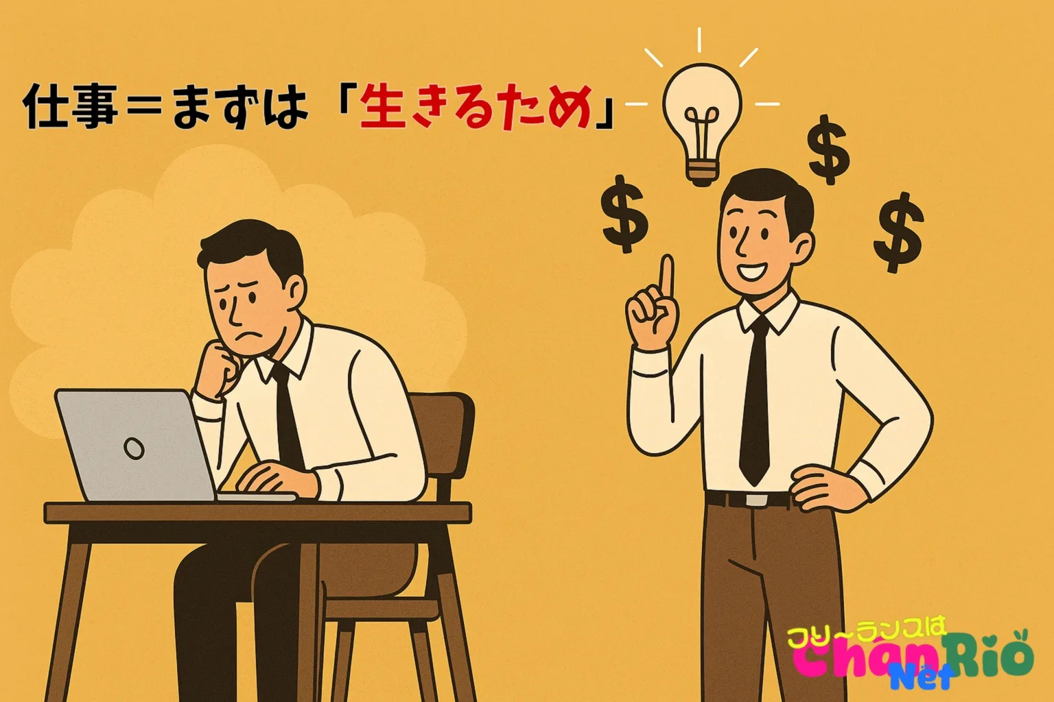 「仕事とは生きるため」をまず始めて、少しずつ「価値を生む楽しさ」を知ること