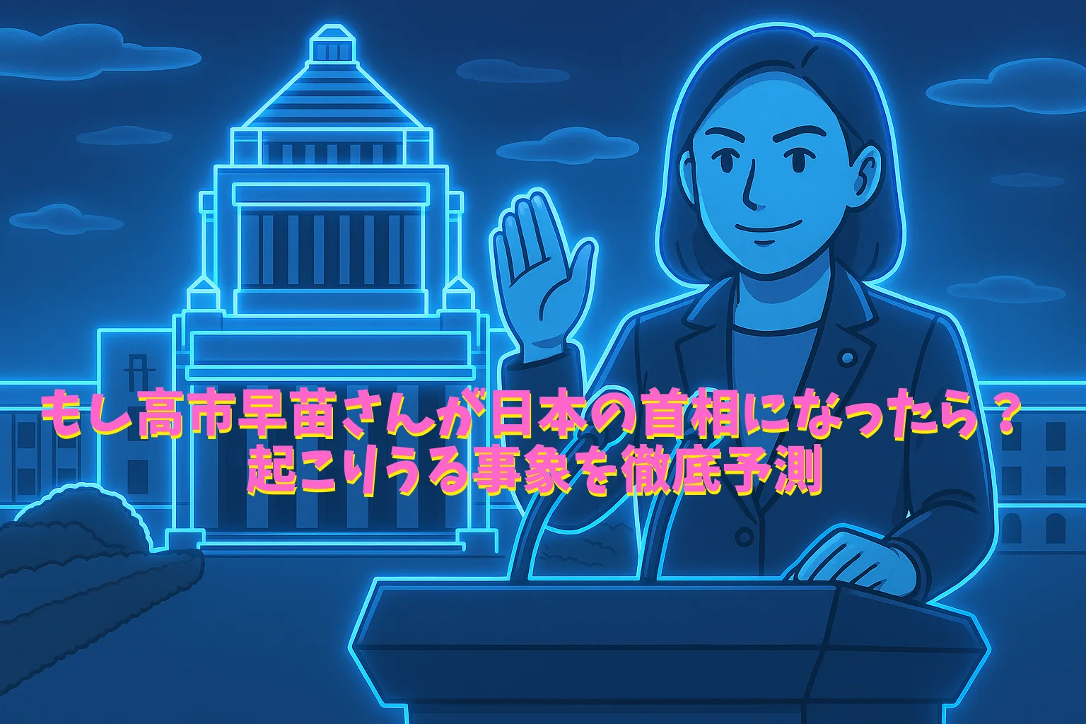 もし高市早苗さんが日本の首相になったら？起こりうる事象を徹底予測