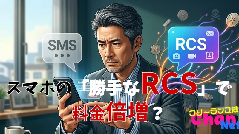スマホの「勝手なRCS」で料金倍増？今すぐオフにすべき新機能の正体