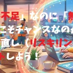 なぜ「人手不足」なのに「無職」が増えている今こそチャンスなのか？最強の学び直し（リスキリング）でアップデートしよう！