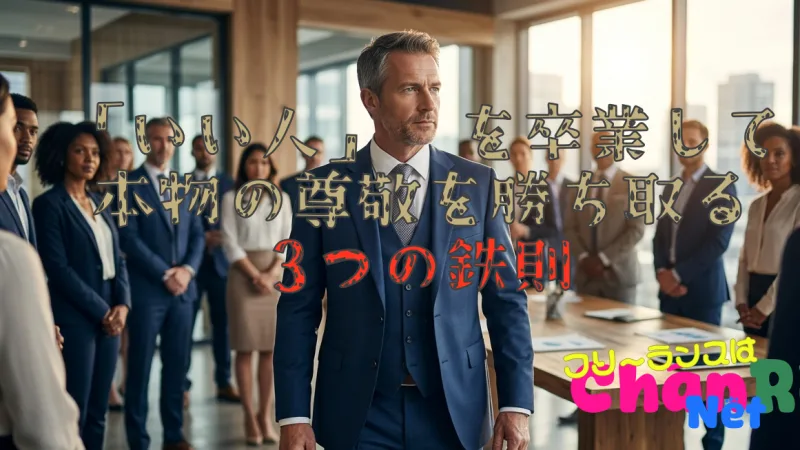 「いい人」を卒業して、本物の尊敬を勝ち取る3つの鉄則