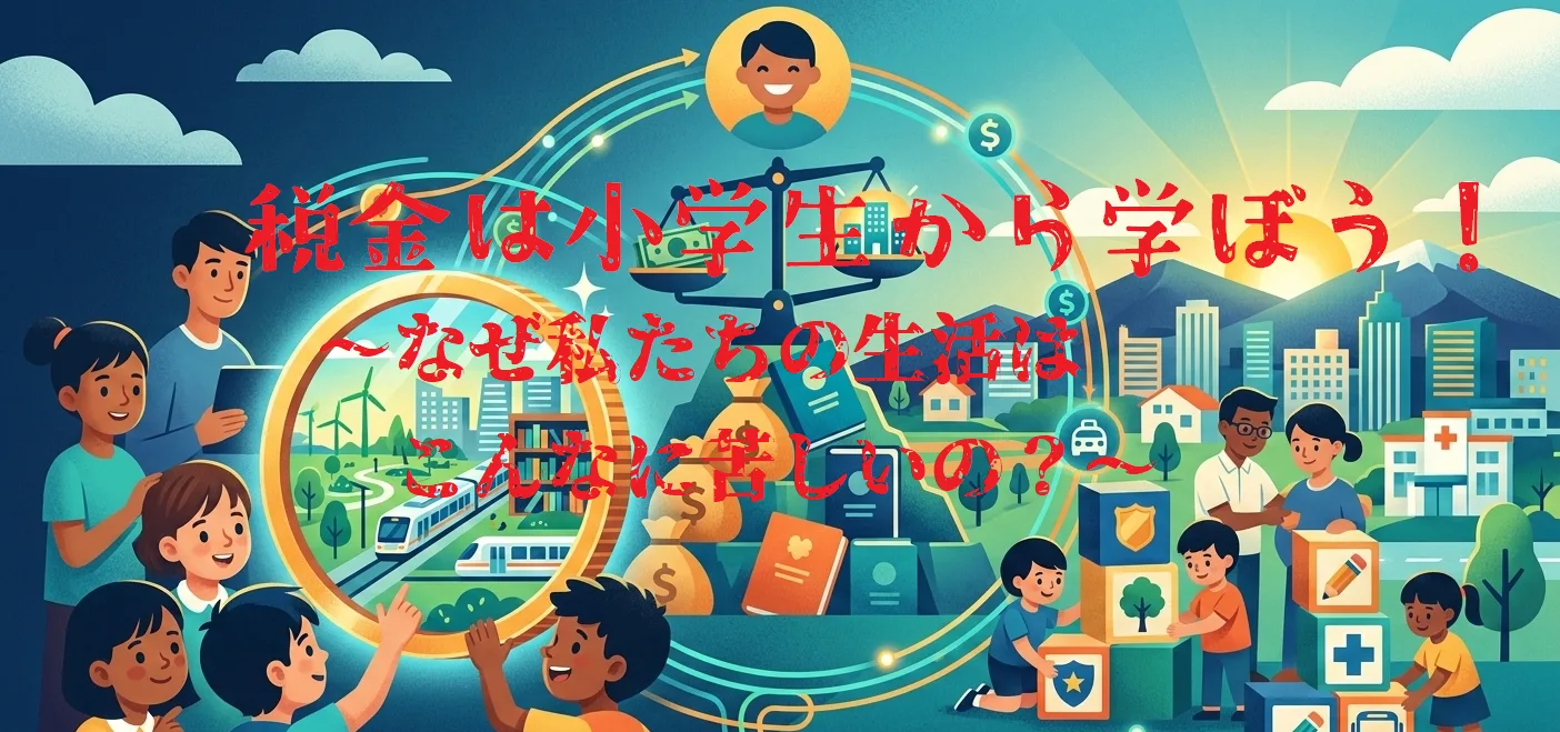 税金は小学生のうちから学ぼう！～なぜ私たちの生活はこんなに苦しいの？～
