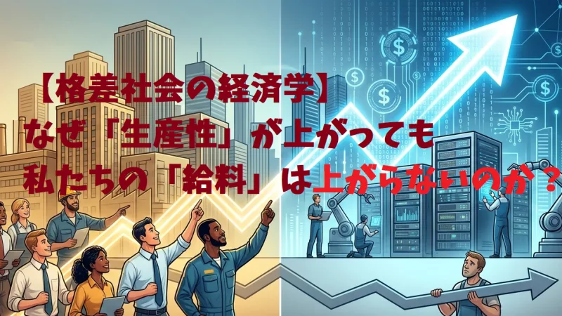 【格差社会の経済学】なぜ「生産性」が上がっても、私たちの「給料」は上がらないのか？