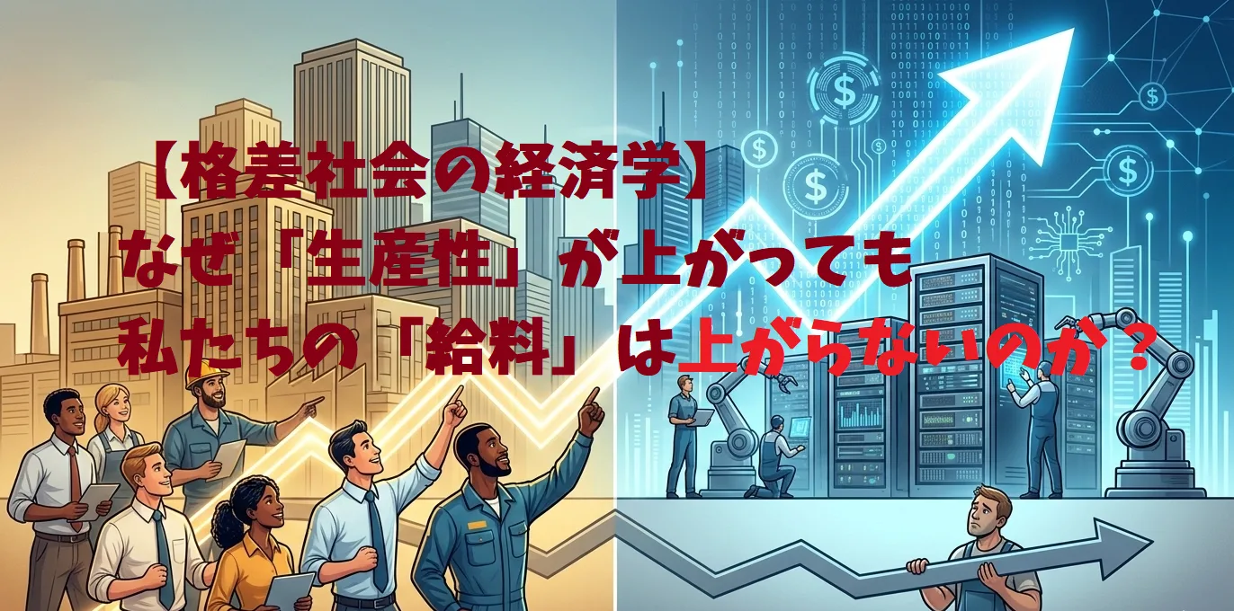 【格差社会の経済学】なぜ「生産性」が上がっても、私たちの「給料」は上がらないのか？