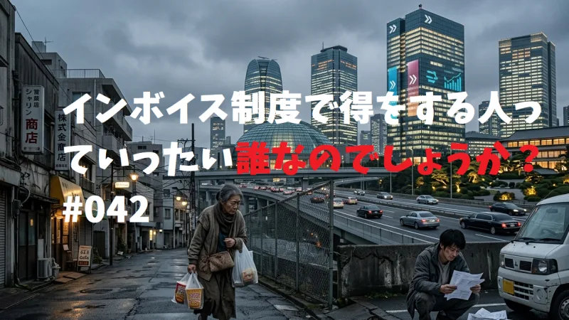インボイス制度で得をする人っていったい誰なのでしょうか？ #042