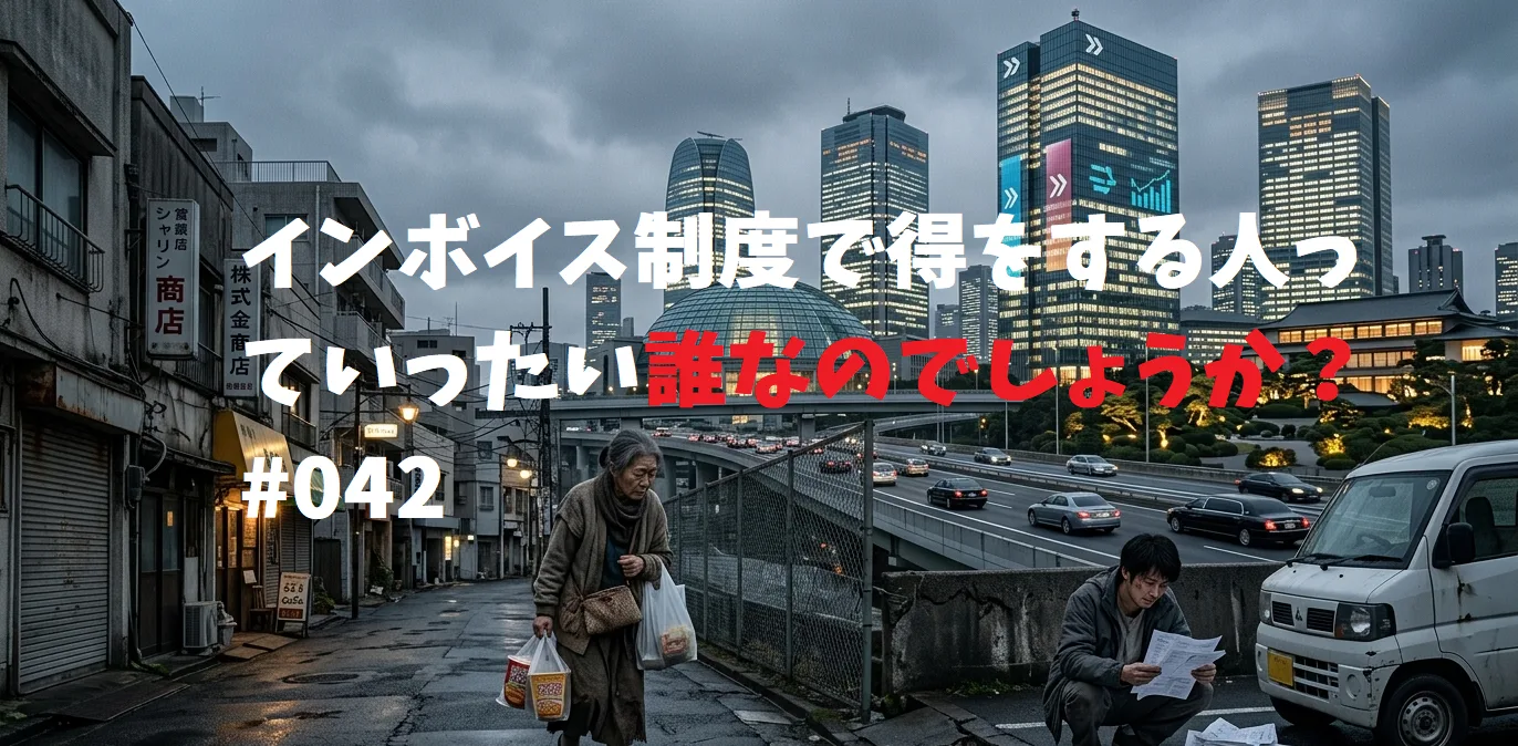 インボイス制度で得をする人っていったい誰なのでしょうか？ #042