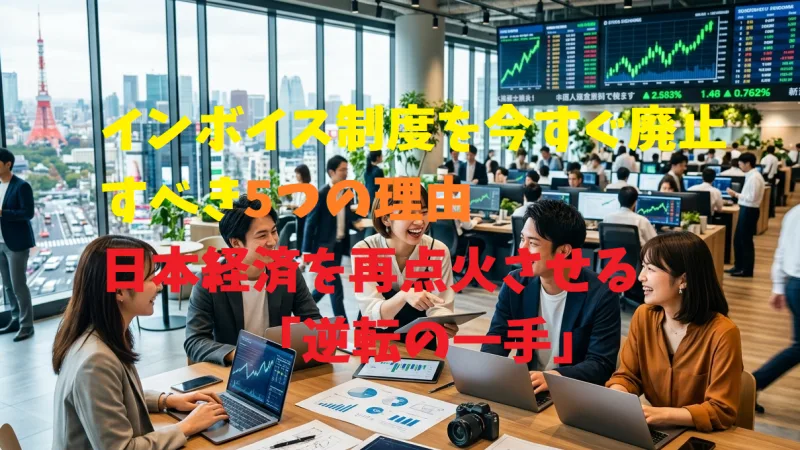 インボイス制度を今すぐ廃止すべき5つの理由と「逆転の一手」#041