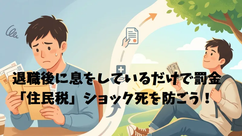 退職後に息をしているだけで罰金「住民税」ショック死を防ごう！