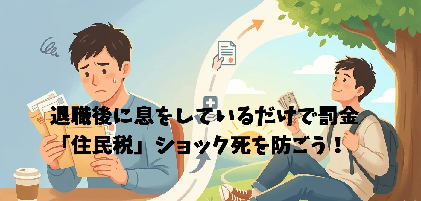 退職後に息をしているだけで罰金「住民税」ショック死を防ごう！