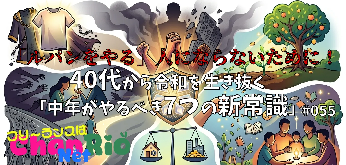 40代から令和を生き抜く「中年がやるべき7つの新常識」#055