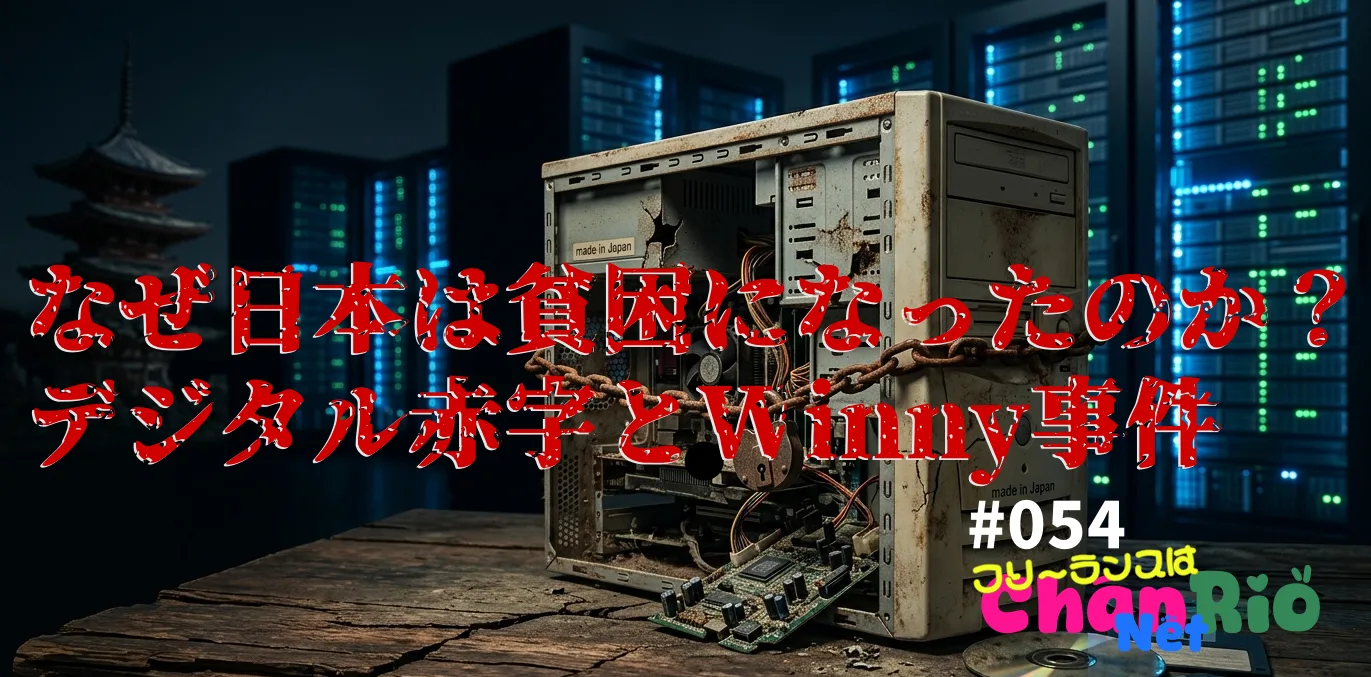 なぜ日本は貧困になったのか？デジタル赤字とWinny事件 #054