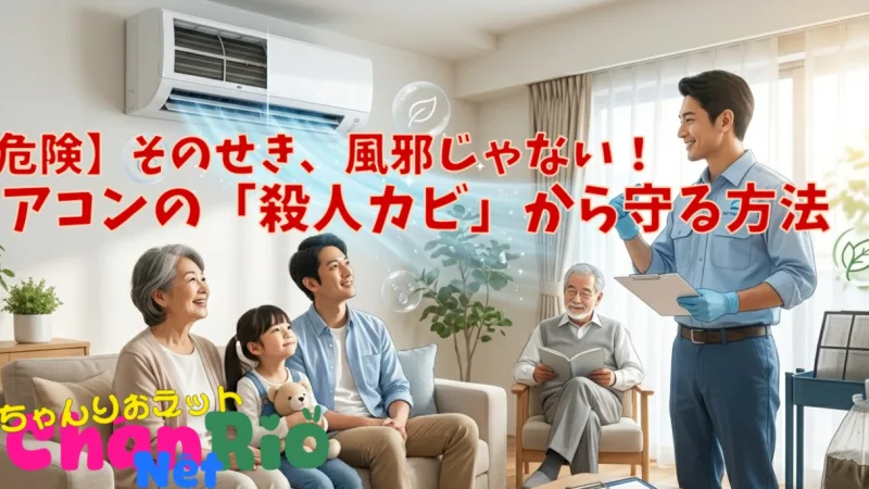 【危険】そのせき、風邪じゃない！エアコンの「殺人カビ」から守る方法